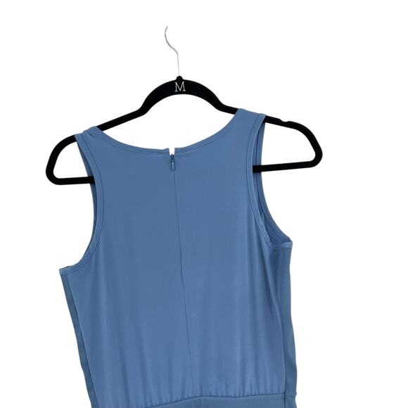 Athleta Brooklyn Jumpsuit Sleeveless Stretch Cottage Blue Size 2 - Picture 8 of 13